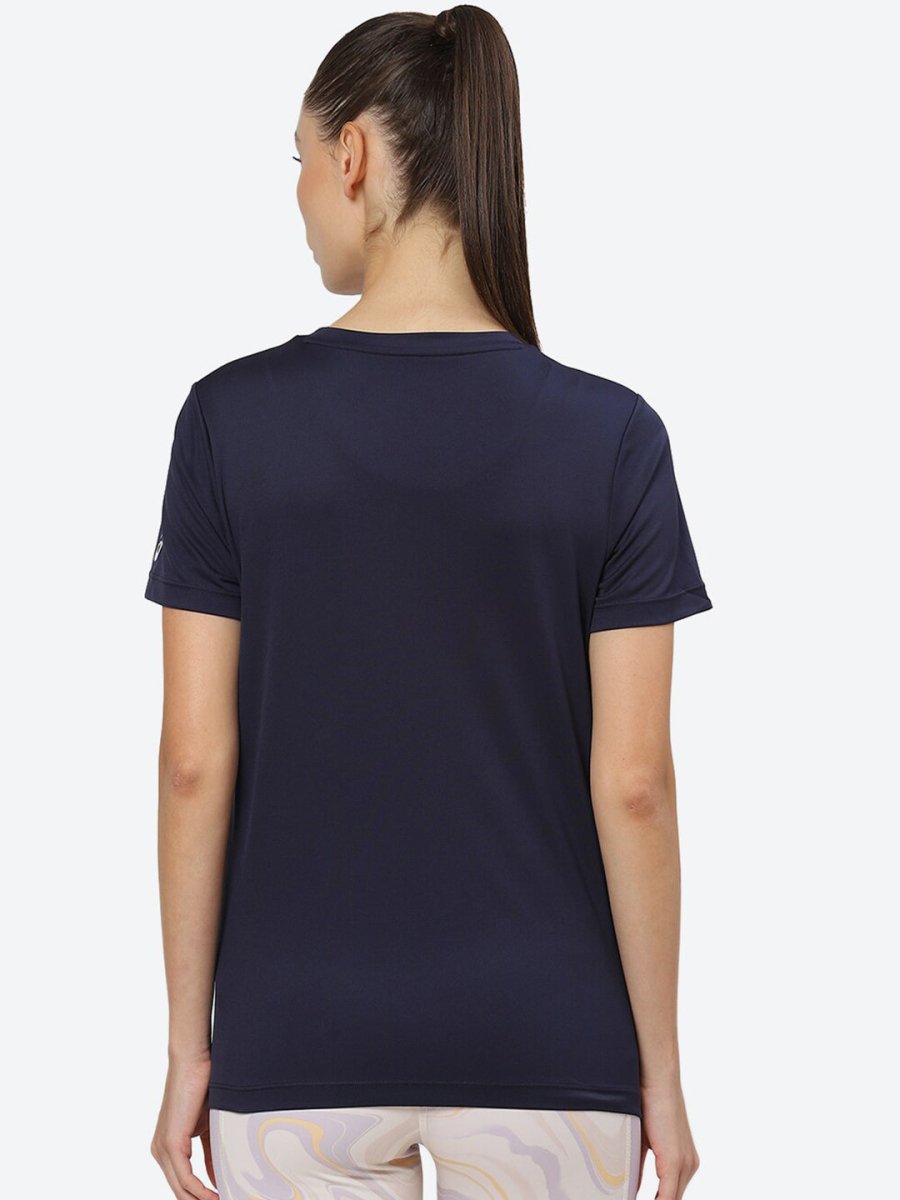ASICS Women Typography Court Graphic Printed T-shirt | Swadesiicart