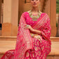 Anouk Ethnic Motifs Woven Design Brasso Banarasi Saree | Swadesiicart