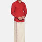 Sethukrishna Men Off White Traditional Kerala Double Mundu | Swadesiicart