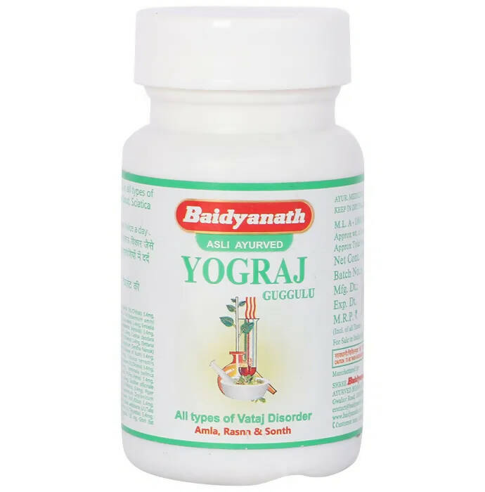 Baidyanath Jhansi Yograj Guggulu Tablets - Ayurvedant Pvt. Ltd.