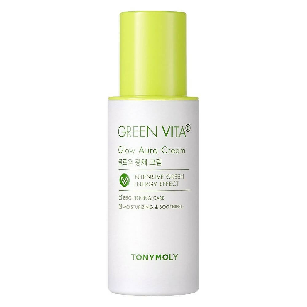 Tonymoly Green Vita C Glow Aura Cream - Korean Skincare | Swadesiicart