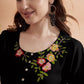 Anouk Women Floral Embroidered Above Knee Kurta - Swadesiicart