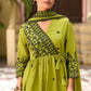 Anaita Mehendi Chinon Readymade Sharara Suit with Embroidery Work