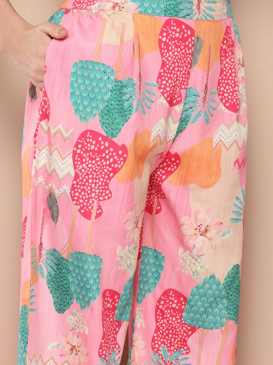 Ahalyaa Women's Traditional Wear Co-ods - Multi | Swadesiicart