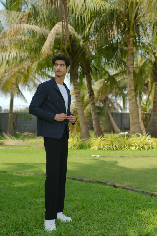 Dual-Tone Smart Utility Co-Ord Set by Hilo Design - Swadesiicart