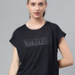 MKH Typography Printed Extended Sleeves Dri-FIT Relaxed Fit T-shirt - Swadesiicart