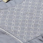 ADA Women Grey & White Chikankari Embroidered Sustainable Handloom Kurta with Trousers | Swadesiicart