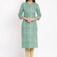 HERE&NOW Paisley Printed Straight Kurta - Swadesiicart