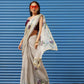 Tikhi Imli Floral Printed Poly Chiffon Saree | Swadesiicart