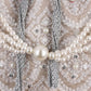 Masq Tan & White Embroidered Potli Clutch - Swadesiicart