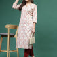 Sangria Printed Straight Kurtas - Swadesiicart