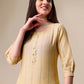 Kalini Women Woven Striped Thread Work Kurta with Trousers - Swadesiicart