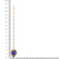Ruby Raang Blue and Green Meenakari Kundan Maang Tikka | Swadesiicart