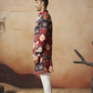 Blossom Print Cotton Nehru Jacket Set by Hilo Design