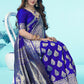 Kalini Ethnic Woven Design Zari Art Silk Banarasi Saree | Swadesiicart