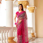 Tikhi Imli Embellished Beads and Stones Net Heavy Work Saree | Swadesiicart