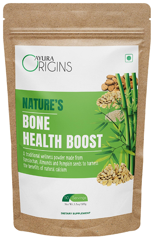 Ayura Origins Nature's Bone Health Boost Powder - Swadesiicart