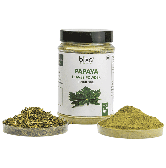 Bixa Botanical Papaya Leaves Powder | Swadesiicart