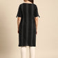 Anouk Women Striped Keyhole Neck Cotton Kurta - Swadesiicart