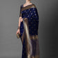 Mitera Ethnic Motifs Woven Design Zari Banarasi Saree | Swadesiicart