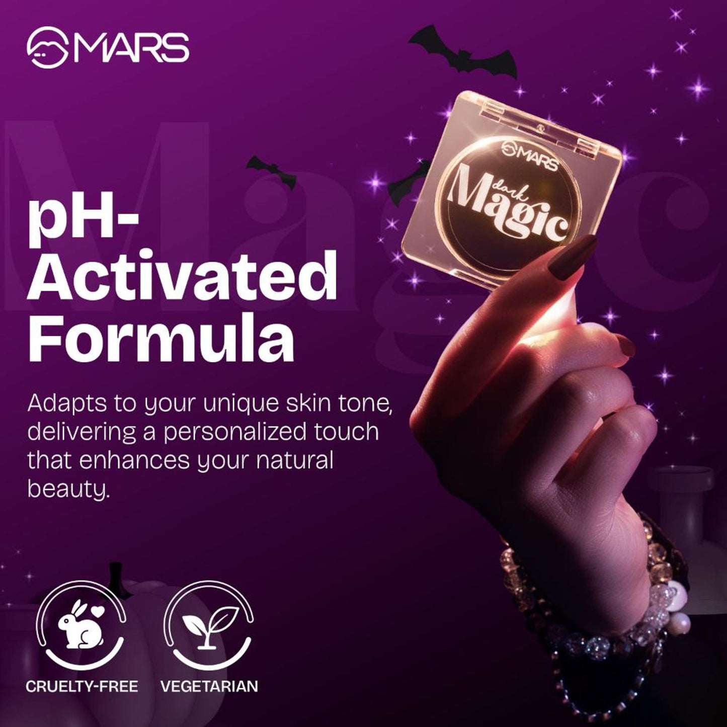 MARS Cosmetics Dark Magic pH Blush - Swadesiicart