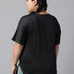 MKH Typography Printed Plus Size Drop Shoulder Sleeves Relaxed Fit Dri-FIT Sports T-shirt - Swadesiicart