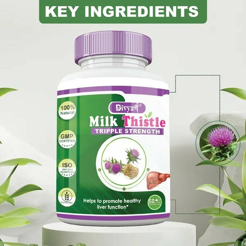 Divya Shree Milk Thistle Capsules - Swadesiicart