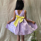 ArthLife Lavender Rainbow Partywear Dress