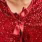 Tikhi Imli Party Satin Saree With Sequined Cape | Swadesiicart