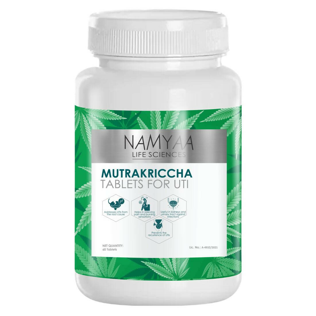 Namyaa Mutrakriccha Tablets for UTI - RG Biocosmetics Pvt Ltd