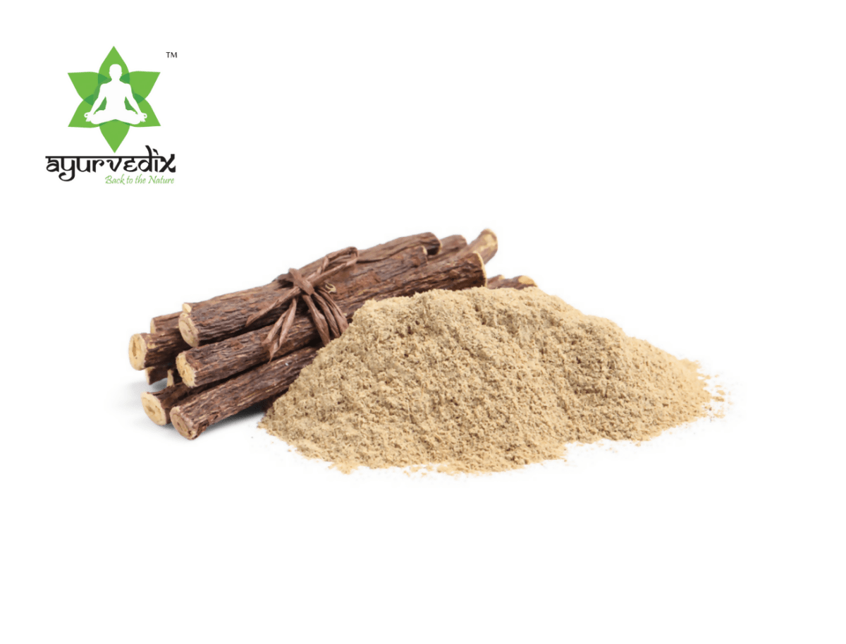 Ayurvedix Organic Mulethi Powder - Swadesiicart