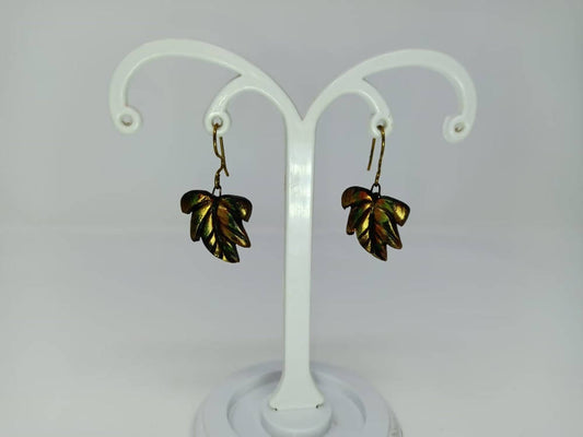 Terracotta Autumn Leaf Green Color Hangings