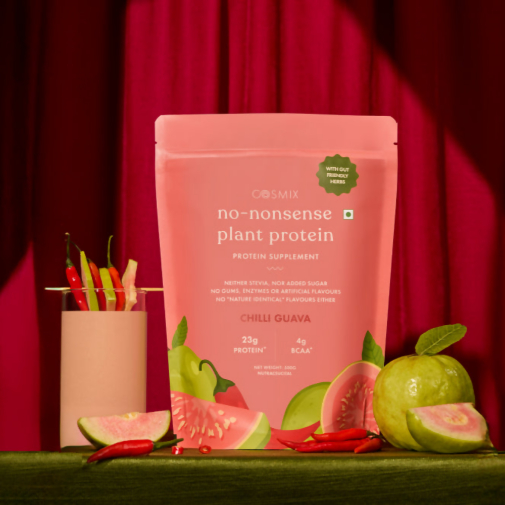 Cosmix No Nonsense Plant Protein Chilli Guava | Swadesiicart