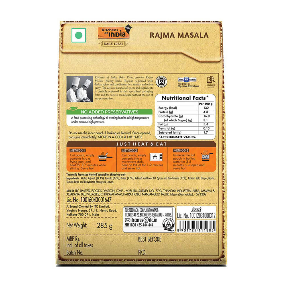 Kitchens of India Rajma Masala - Swadesiicart