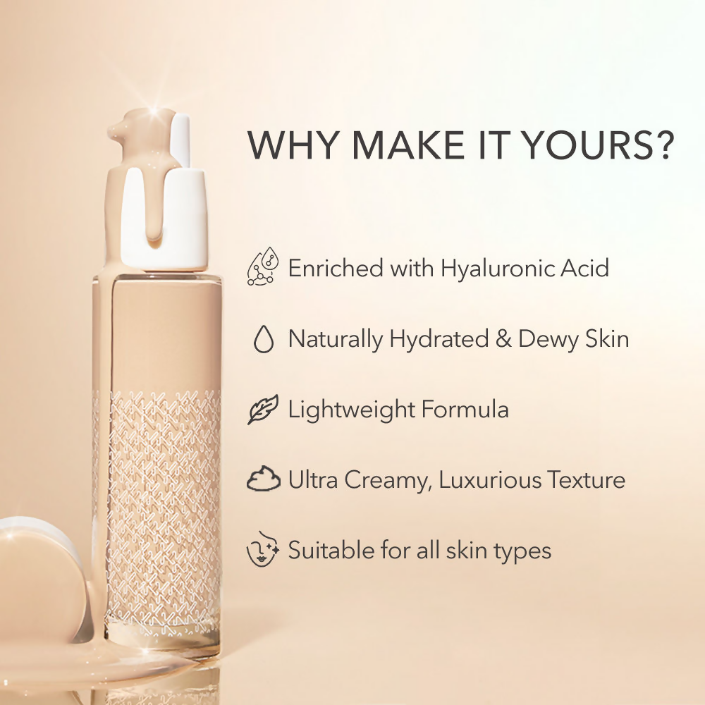 Kay Beauty By Katrina Kaif Hydrating Foundation - 110N Light | Swadesiicart