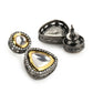 Silver-Plated Contemporary Drop Earrings - Ruby Raang - Swadesiicart