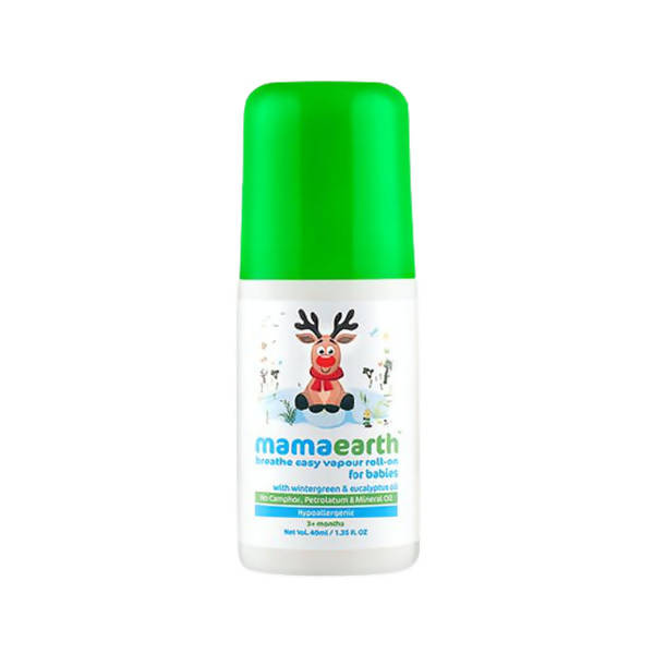 Mamaearth Baby Breathe Easy Vapour Roll-On For Relieves Congestion & Promotes Easy Breathing