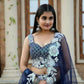 Jyoti Fashion Women's Navy Blue Kasturi Silk Georgette Rainbow Sequins with Dori Embroidered Designer Lehenga Choli Set | Swadesiicart