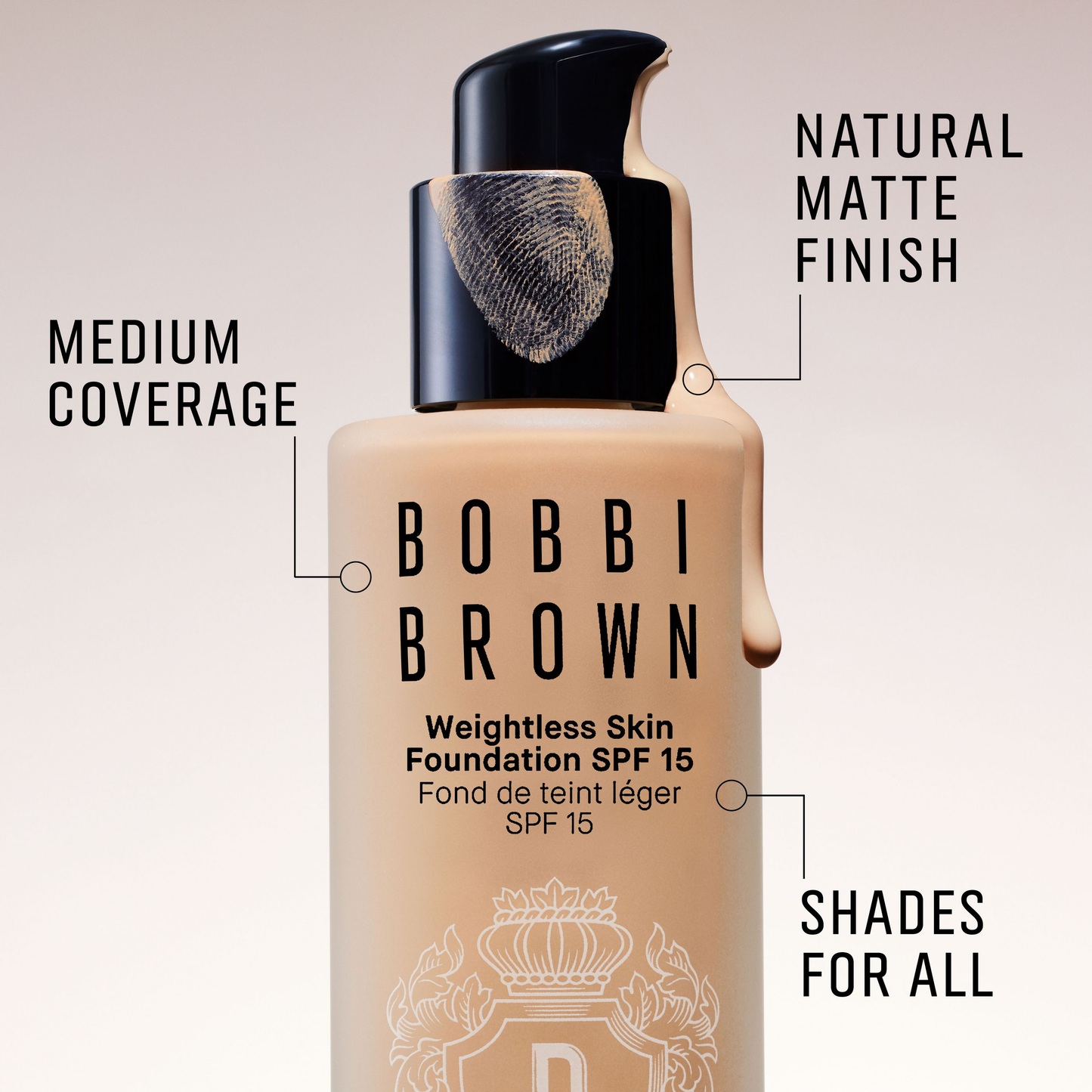 Bobbi Brown Mini Weightless Skin Natural Matte Finish Foundation SPF 15 - Porcelain | Swadesiicart