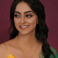 Layered Pearl and Gold Neckpiece with Emeralds (Gold) - Ruby Raang | Swadesiicart