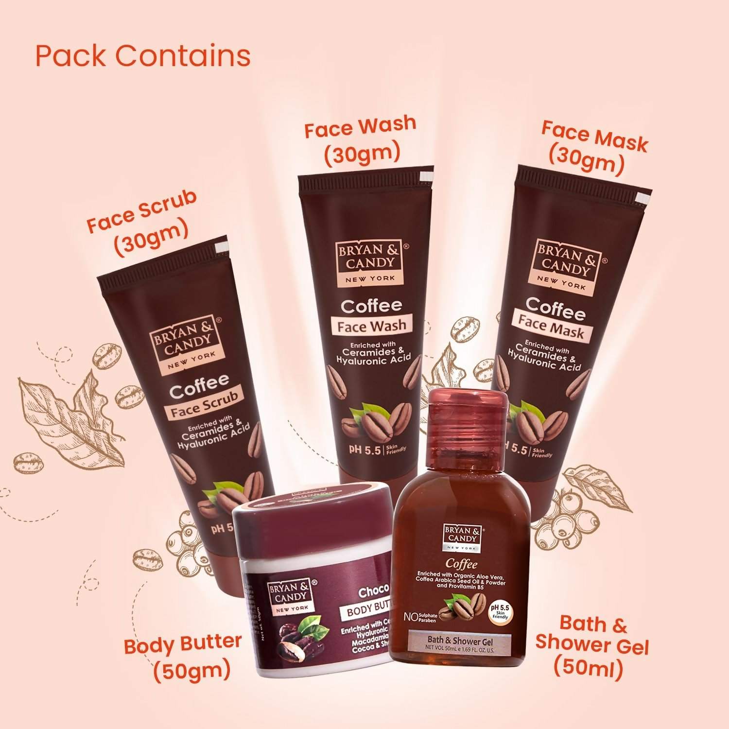 Bryan & Candy Coffee Bath Kit - Swadesiicart