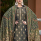 Jyoti Fashion Women's Green Pure Silk Elegant Jacquard Woven Kurta with Trouser & Dupatta | Swadesiicart