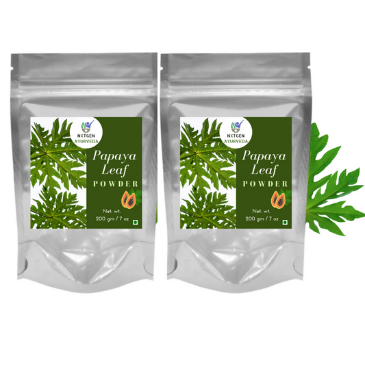 Nxtgen Ayurveda Papaya Leaf Powder - Oilcure Health & Beauty