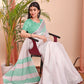 Shree Shyam Fashion The White Loom White Linen Cotton Saree