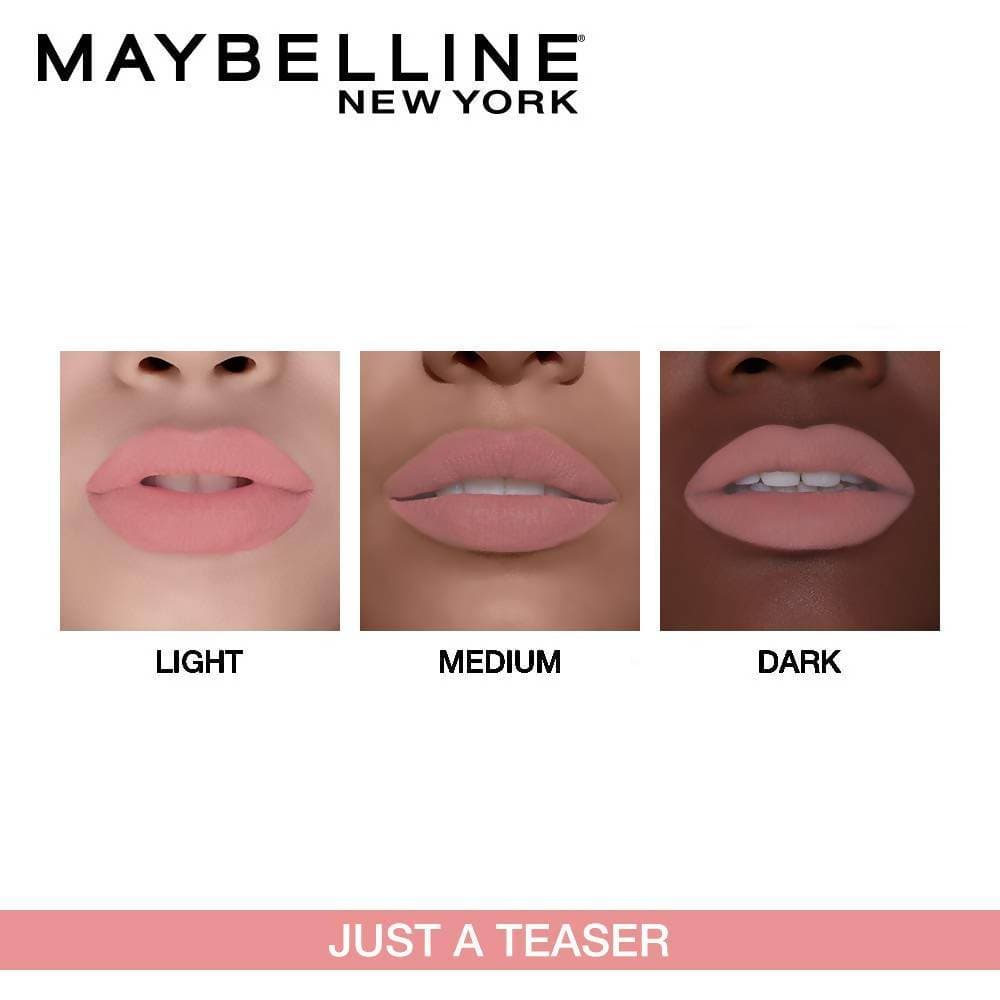 Maybelline New York Color Sensational Creamy Matte Lipstick / Just a Teaser - Swadesiicart