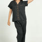Breathables Women Cotton Night Suit Shirt And Pants Co-Ord Set I Night Wear | Co-Ord Set | Lounge Wear Set I Solid Colour