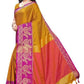 Vamika Banarasi Jacquard Weaving Mustard Saree (DHONI MUSTARD) | Swadesiicart