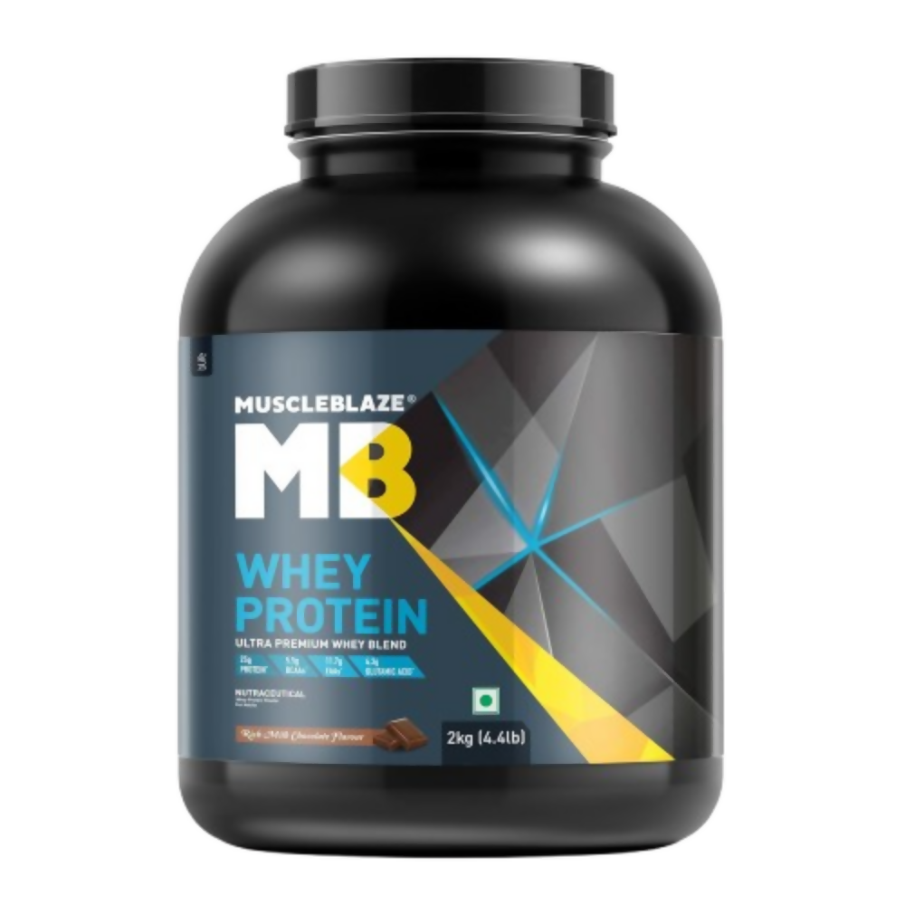 MuscleBlaze Whey Protein Richmilk Chocolate | Swadesiicart