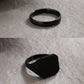 NVR Men's Set of 2 Black Rhodium-Plated Finger Ring - NR Retail-NVR