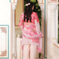 Vaasva Women Ivory Tabby Slik Print & Embroidered Kurta, Pant & Dupatta set | Swadesiicart